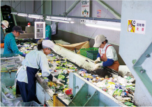 関連企業との密接な連携による廃棄物の管理体制